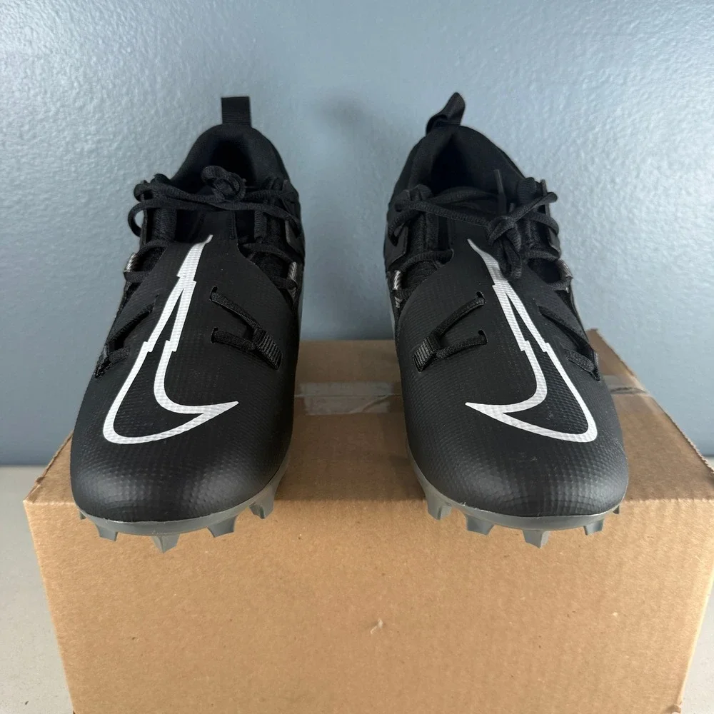 Nike Alpha Menace Pro 3 Mens Football Cleats Black Grey CT6649-010 Size 11.5